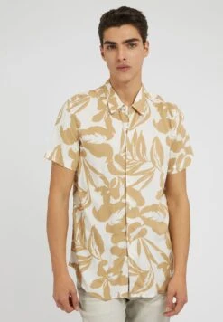 Guess Mit Allover Print - Overhemd - Beige