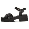 Guess Sandalen Met Plateauzool - Black