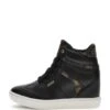 Guess Morens - Sneakers Hoog - Mehrfarbig Schwarz