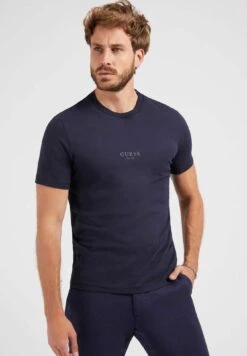 Guess Regular Fit - T-Shirt Basic - Dunkelblau