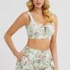 Guess Mit Allover-Print - Bustier - Gemustert Multicolor