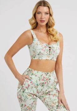Guess Mit Allover-Print - Bustier - Gemustert Multicolor