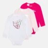 Guess Baby Set 3 Pack - Body - Pink/White Blocking
