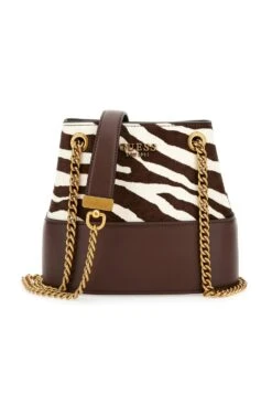 Guess Iseline - Schoudertas - Animalprint Braun