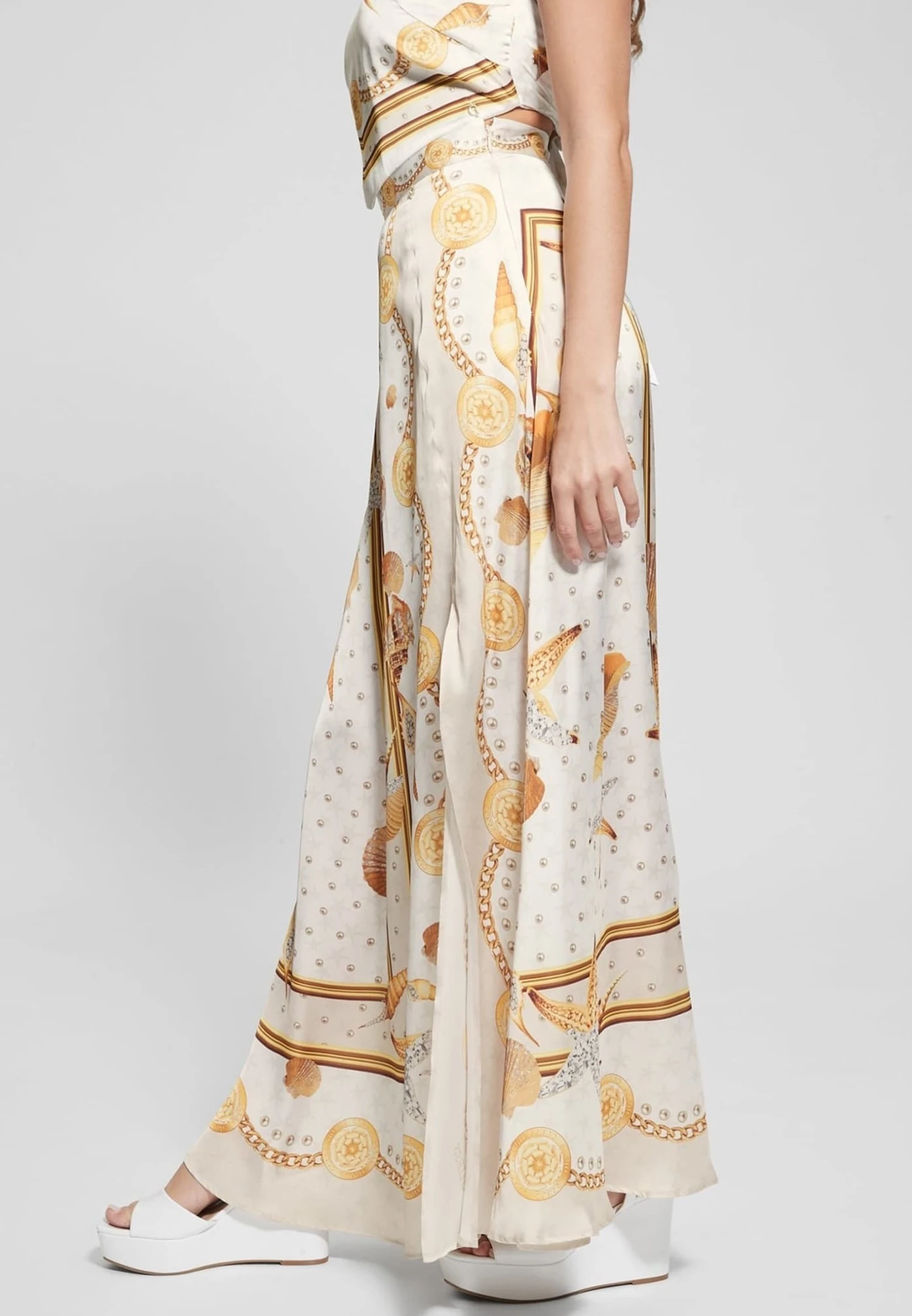 Guess Mit Barock-Print - Wikkelrok - Gemustert Multicolor - Afbeelding 4